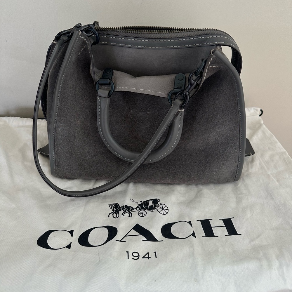 Coach Suede Rogue in Gray